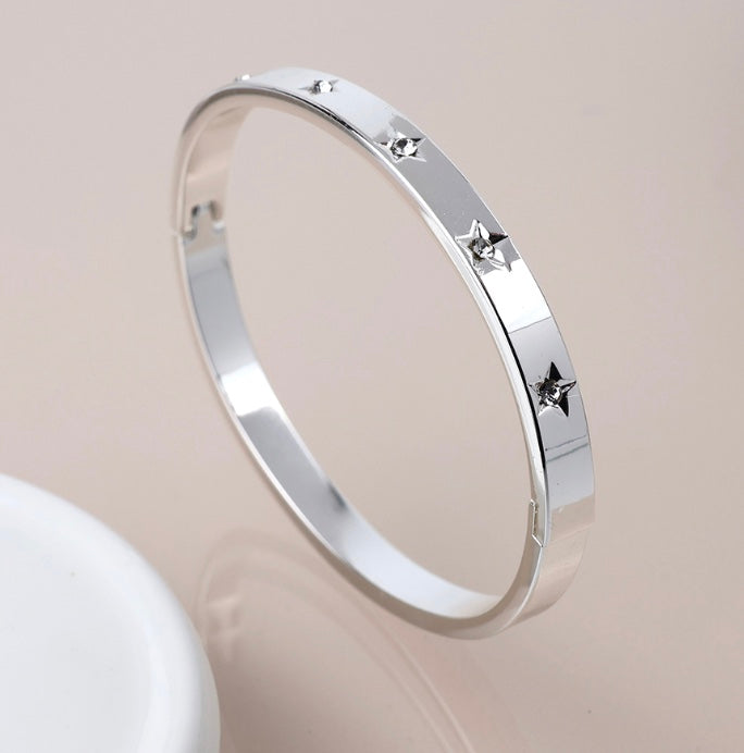 Stargirl Silver Bangle