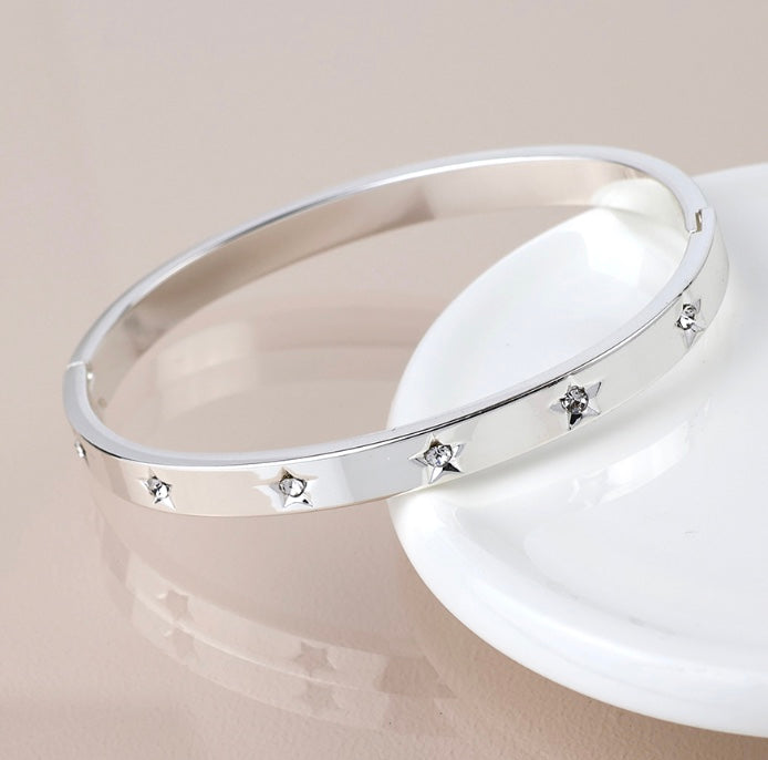 Stargirl Silver Bangle